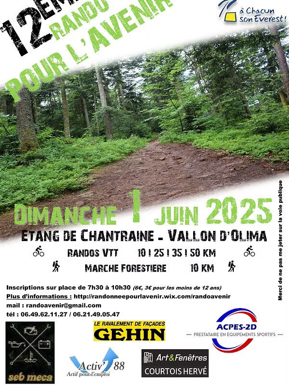 12ème édition Randonnée pour l'avenir